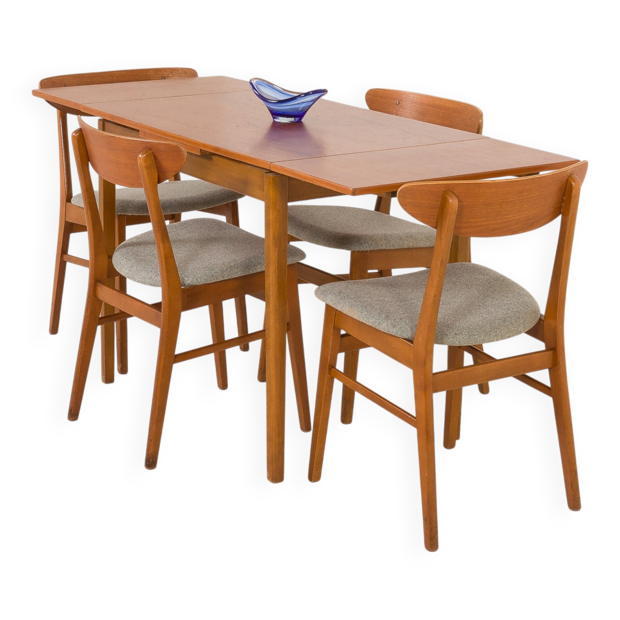Small Danish extension table in teak, 1970s