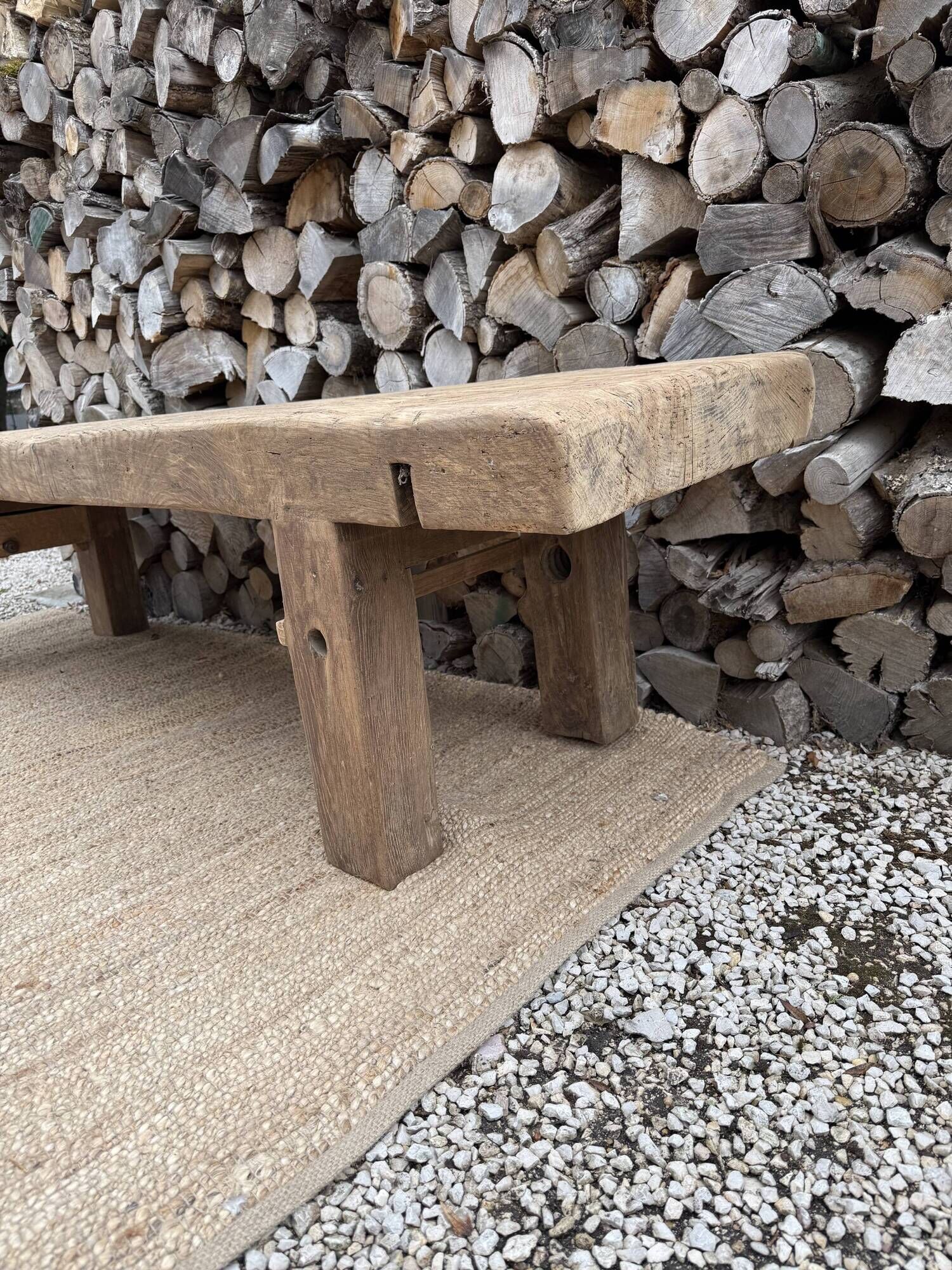 low carpenter's bench / TV stand bench