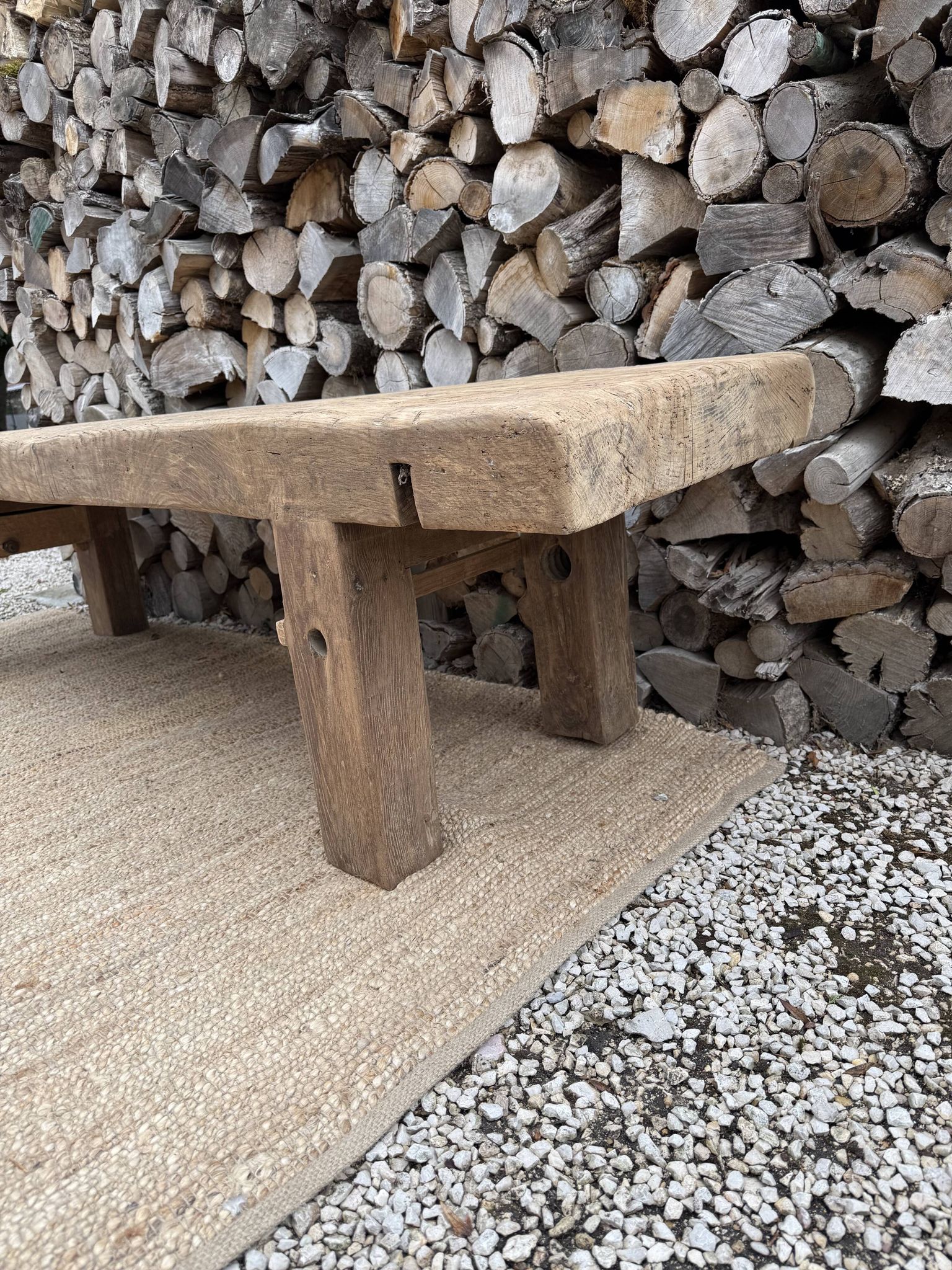 low carpenter's bench / TV cabinet bench