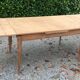 Table de salle à manger vintage pieds compas