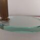 Italian Desk lamp  1950 brass and glass