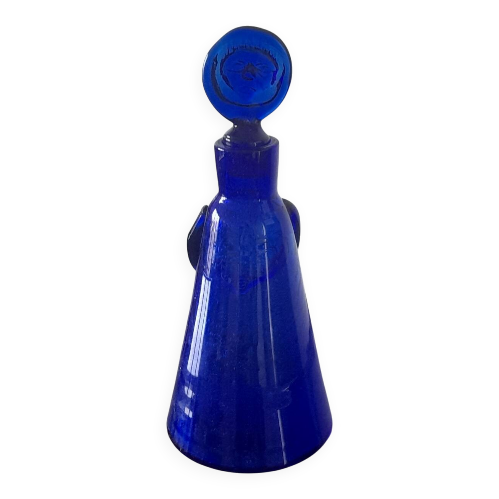 Decanter bottle sculpture by Erik Hoglund