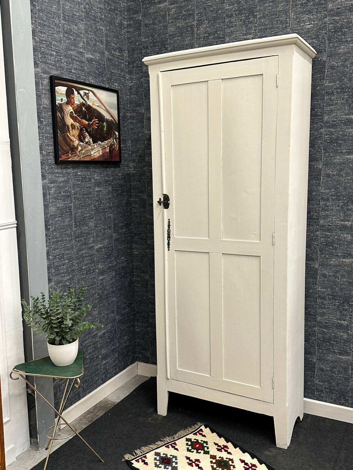 Off-white Parisian wardrobe