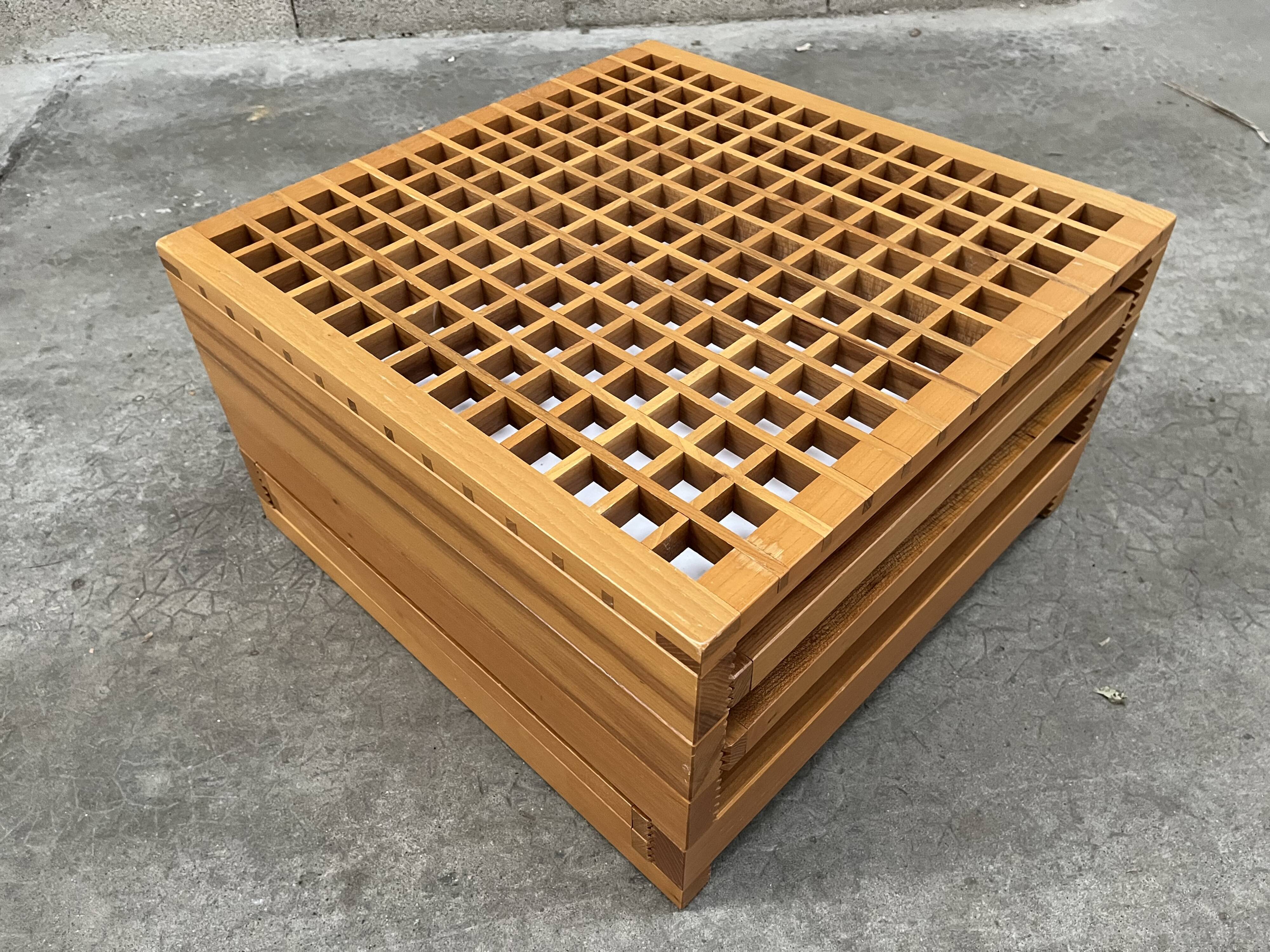 tetra design coffee table Bernard Vuarnesson