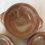 Set of 4 stoneware bowls