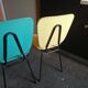 Set of 2 1950 60 skai chairs