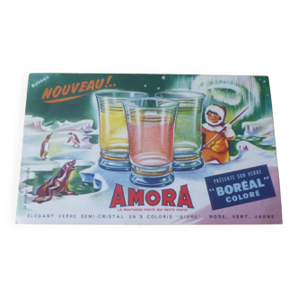 1950s amora advertising poster "frost"