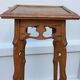 Old large beech saddle from the 1930s for plant holders