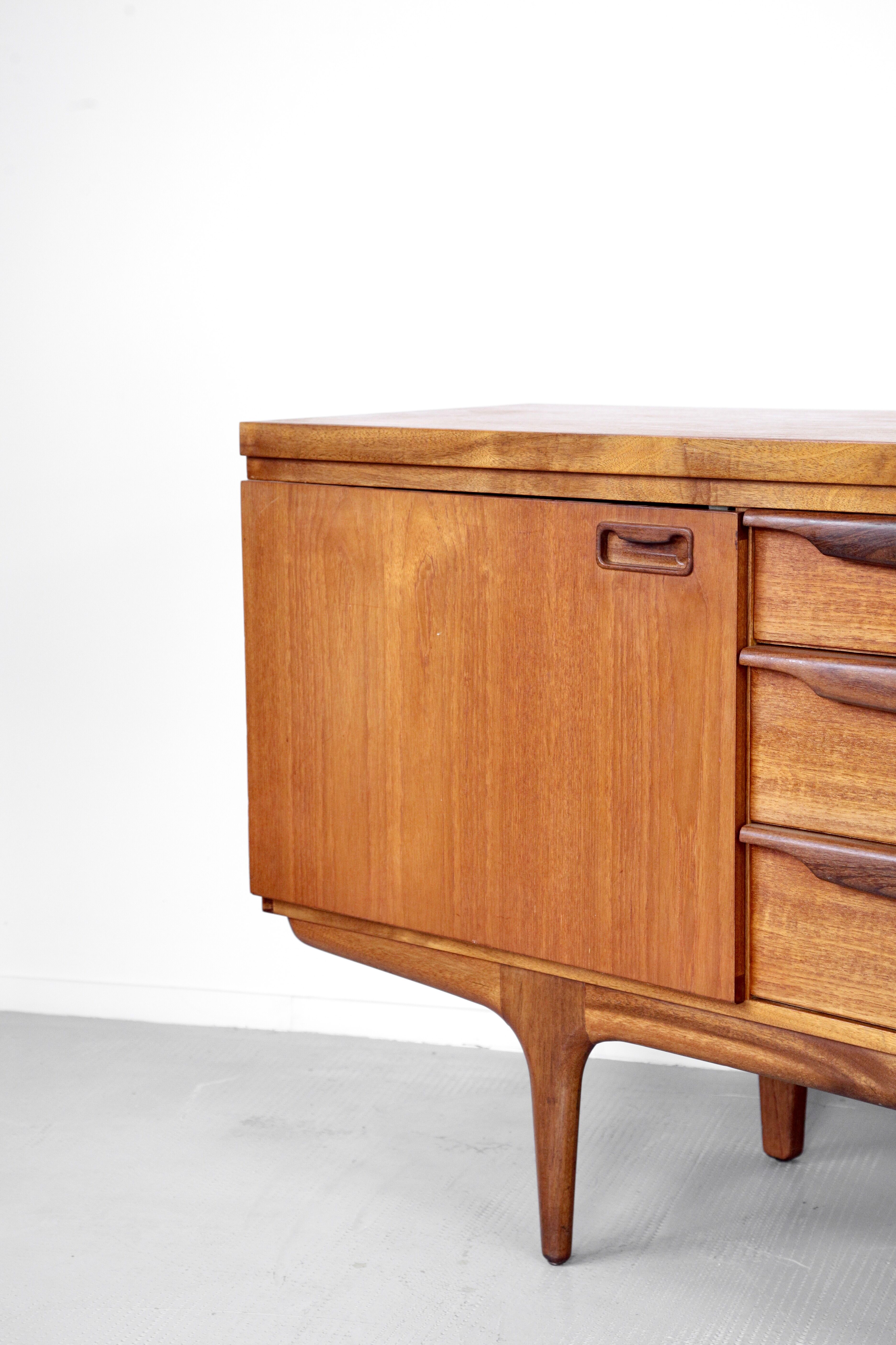 Midcentury greaves & thomas teak and afromosia sideboard