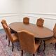 Set of Classic English Upholstered Chesterfield Chairs