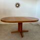 Vintage 70s Scandinavian design oak extendable table