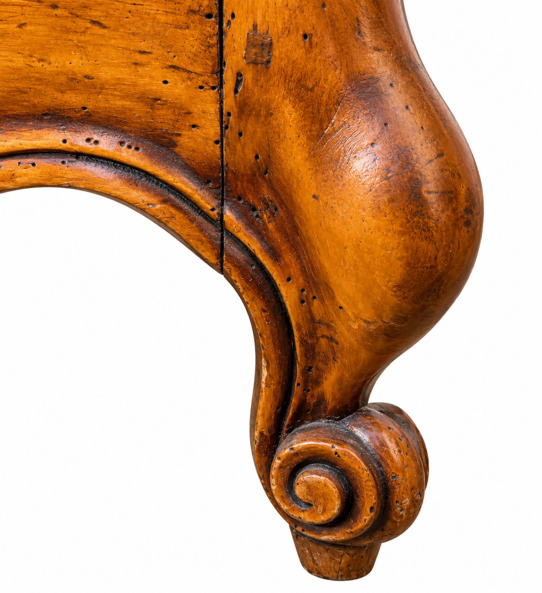 Commode tombeau galbée Louis XV