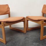 Paire fauteuils SFC 3001 de Michel Mortier  1960