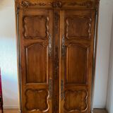 Cabinet Louis XV walnut 19th