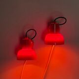 Space Age Orange Spotlights Made in Italy, 70s