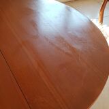 Scandinavian extensible table, butterfly extension circa 1960
