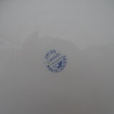 Dessert service porcelain Limoges Union Art Deco 9 people