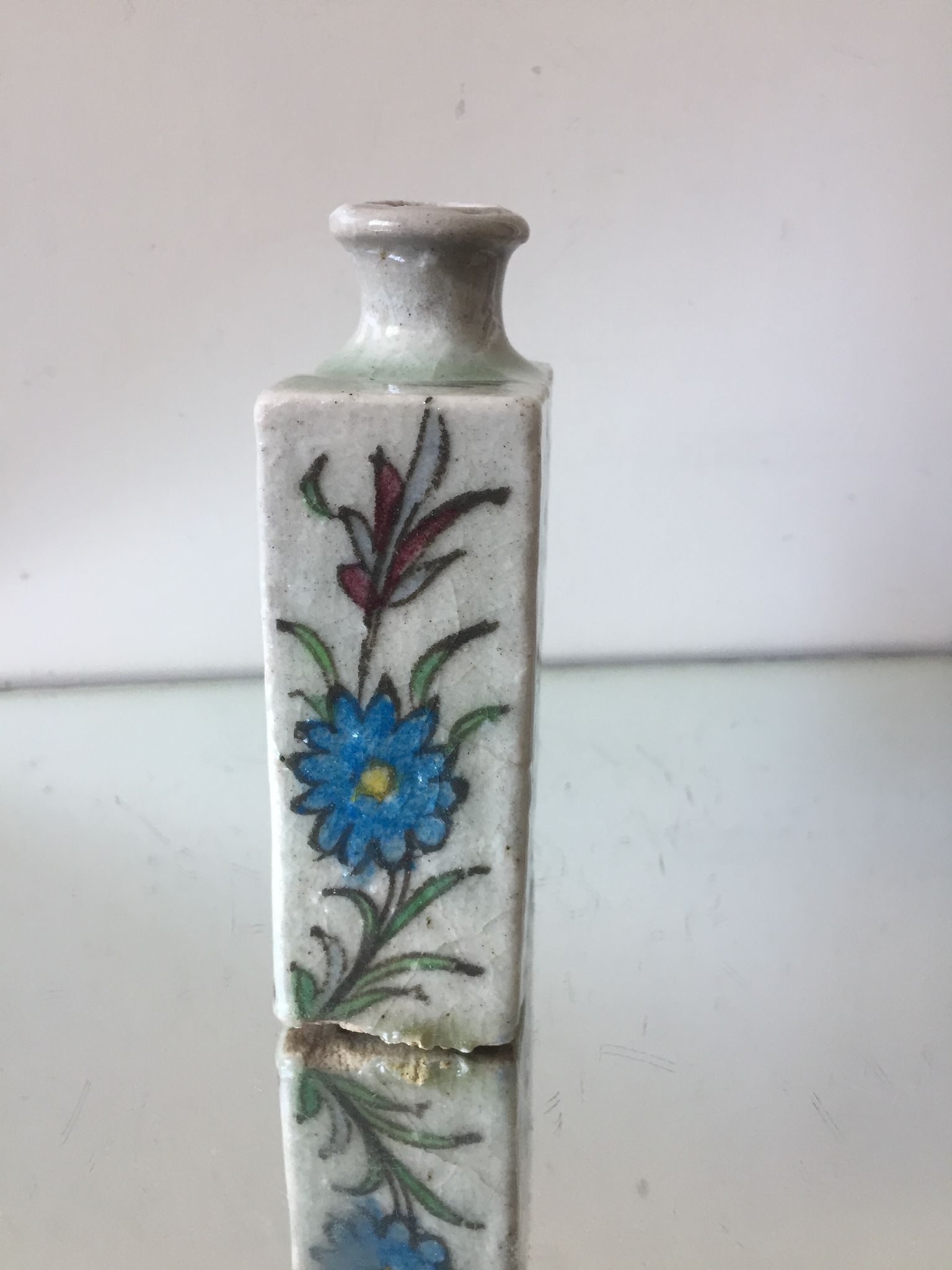 Illamic art ceramic vase in i̇znik style antique