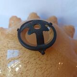 Old abat-jour clichy chandelier rises and lowers claw suspension