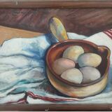 Still life with eggs