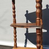 Corner display 3 corner shelves in Walnut