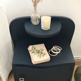 Table de chevet bleu nuit