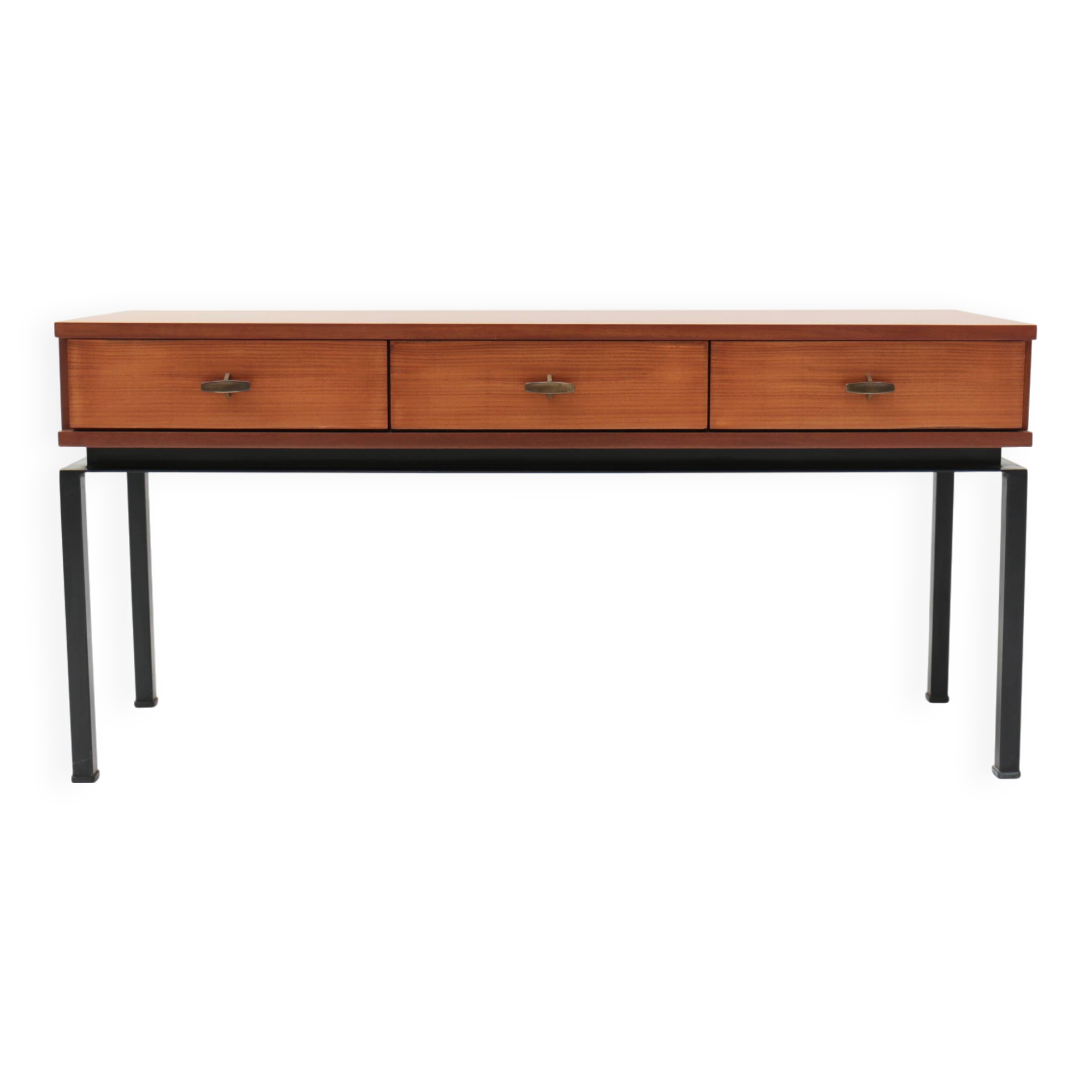 Vintage console by Marcel Gascoin for Alvéole, 1950s/1960s