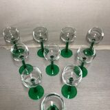 Series of 10 Alsace wine glasses