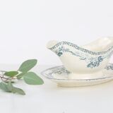 HBCM ironstone sauceboat, Guadaloupe model