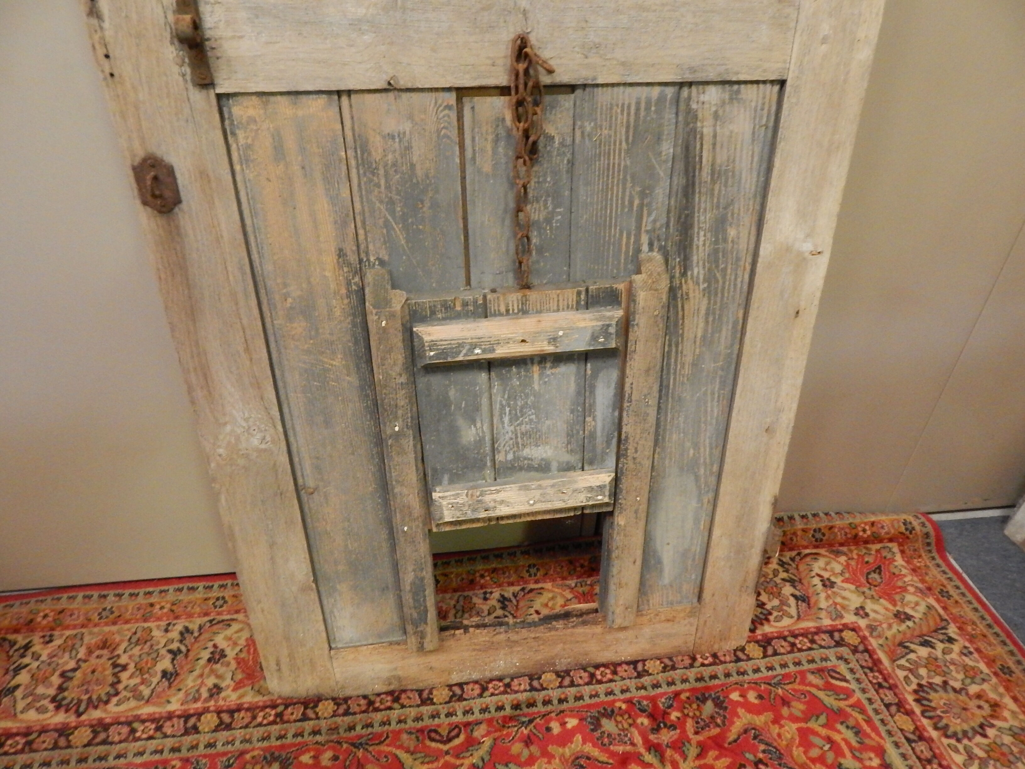 Old chicken coop door