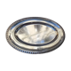 Christoffle oval silver metal top