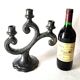 Pair of large vintage candelabra in ceramic by Sars potteries Maine