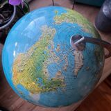 Vintage earth globe