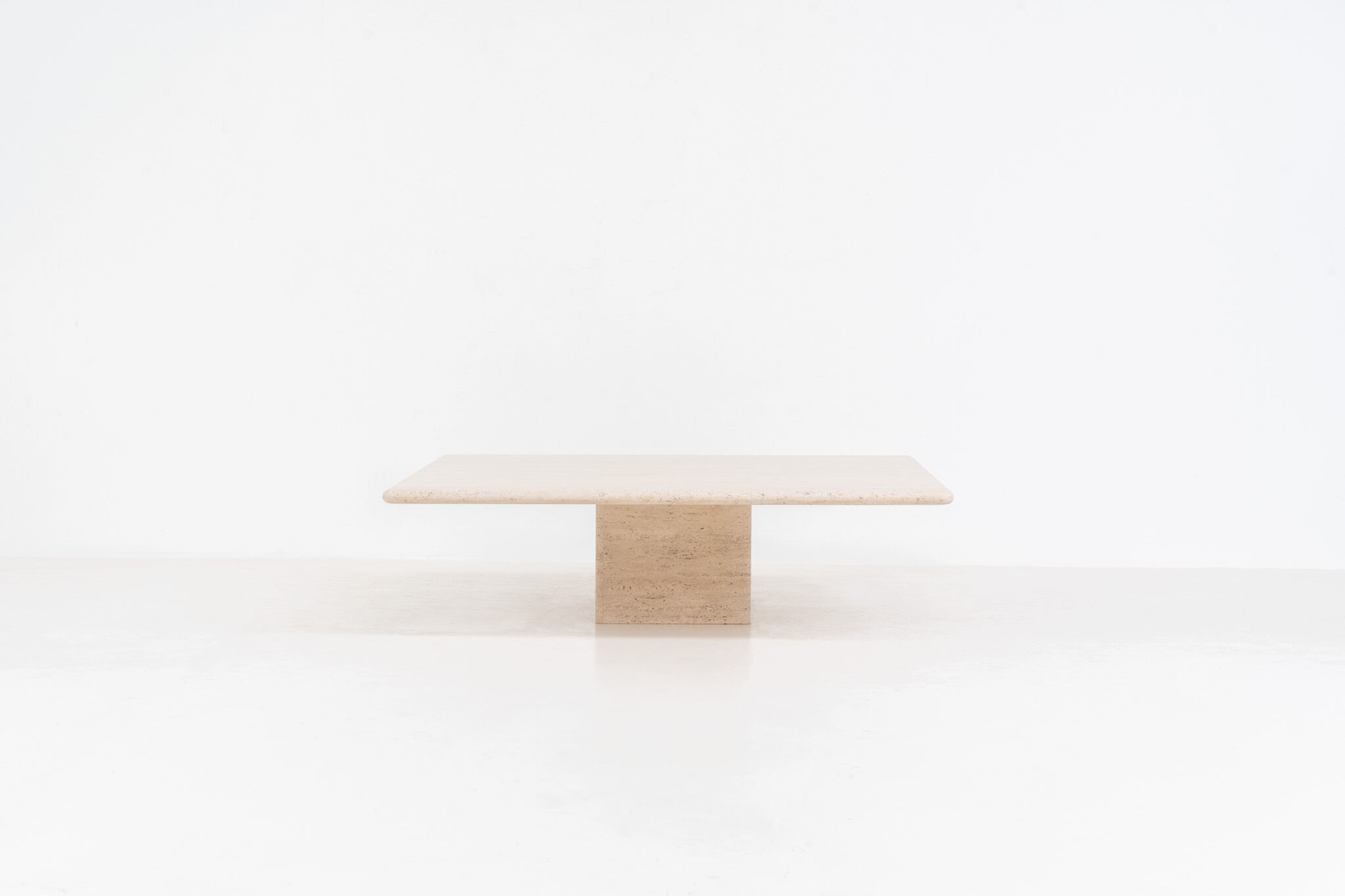 XL travertine coffee table
