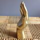 Vintage brass hand