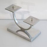 1970 cast aluminum candlestick