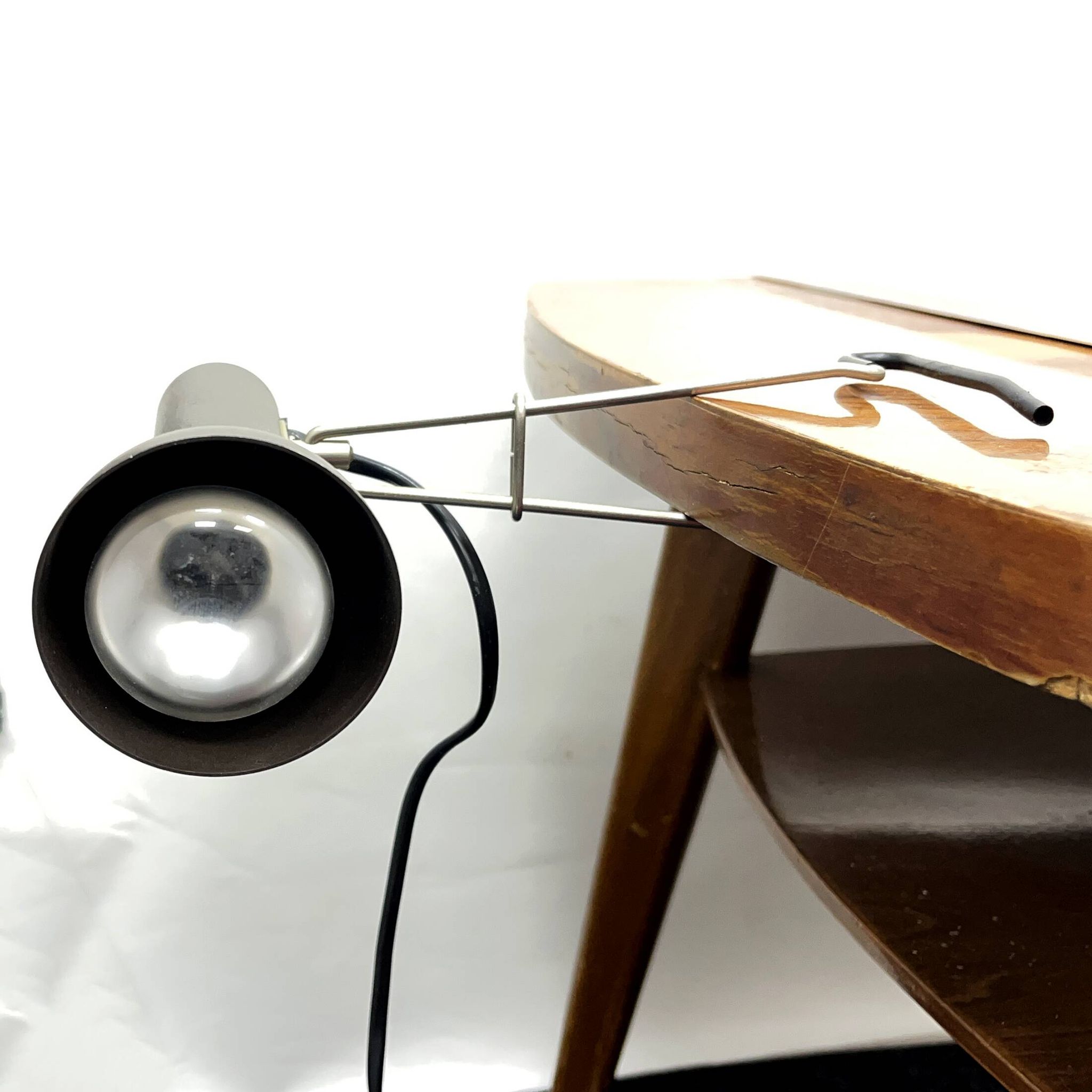 Lamp with clip VEB Narva 3140 1970s space age retro vintage GDR