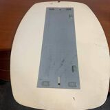 Miroir mural vintage des années 70 avec bord fumé