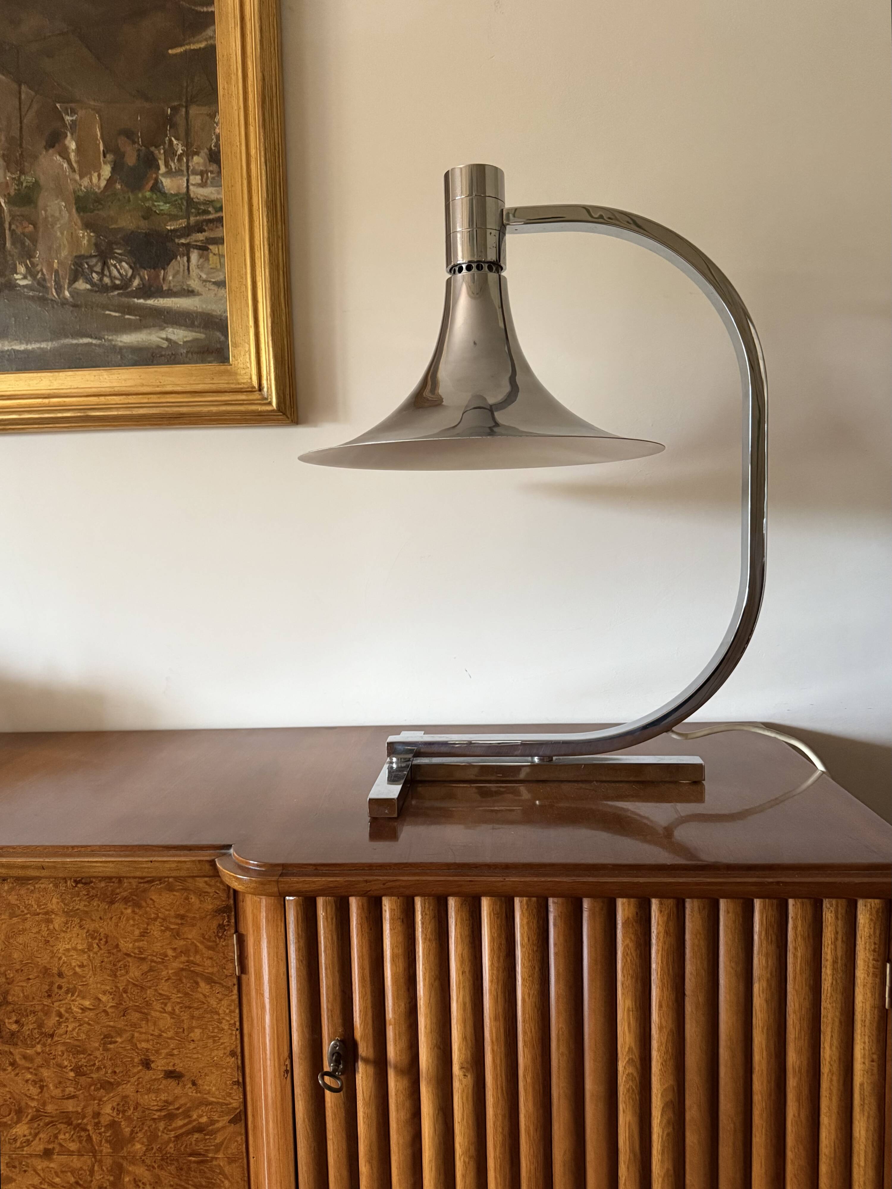 Franco Albini Franca Helg, Mod. AM/AS table lamp, Sirrah Italy 1969