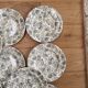 12 assiettes Terre de fer Longwy