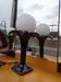 Lampe céramique Palmier Globe