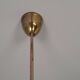 1920 Czechoslovak Art Deco Brass and Opaline Glass Pendant Lamp, Napako 134