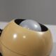 Vintage wall lamp design Eyeball metal beige & black 1970s