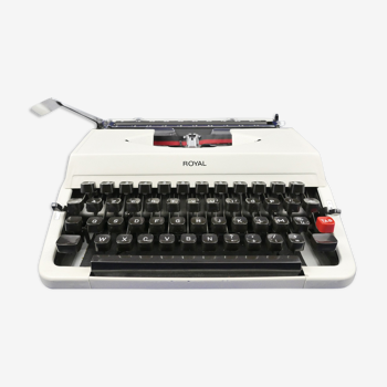Royal 203 white vintage typewriter