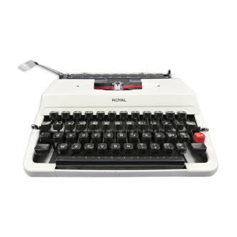 Royal 203 white vintage typewriter