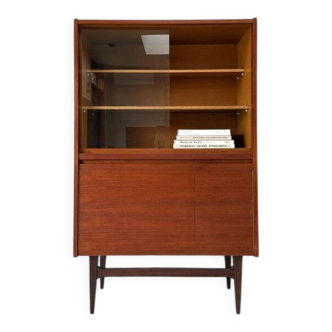 Vintage wooden display cabinet