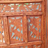 3-panel solid wood screen