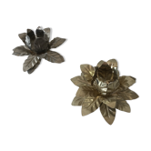 Bougeoirs fleurs