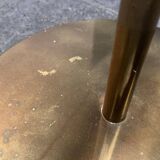 German brass floor lamp in Space Age style from the mid-century by Kaiser Leuchten, 1960s.