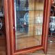 Antique illuminated Art Deco display cabinet